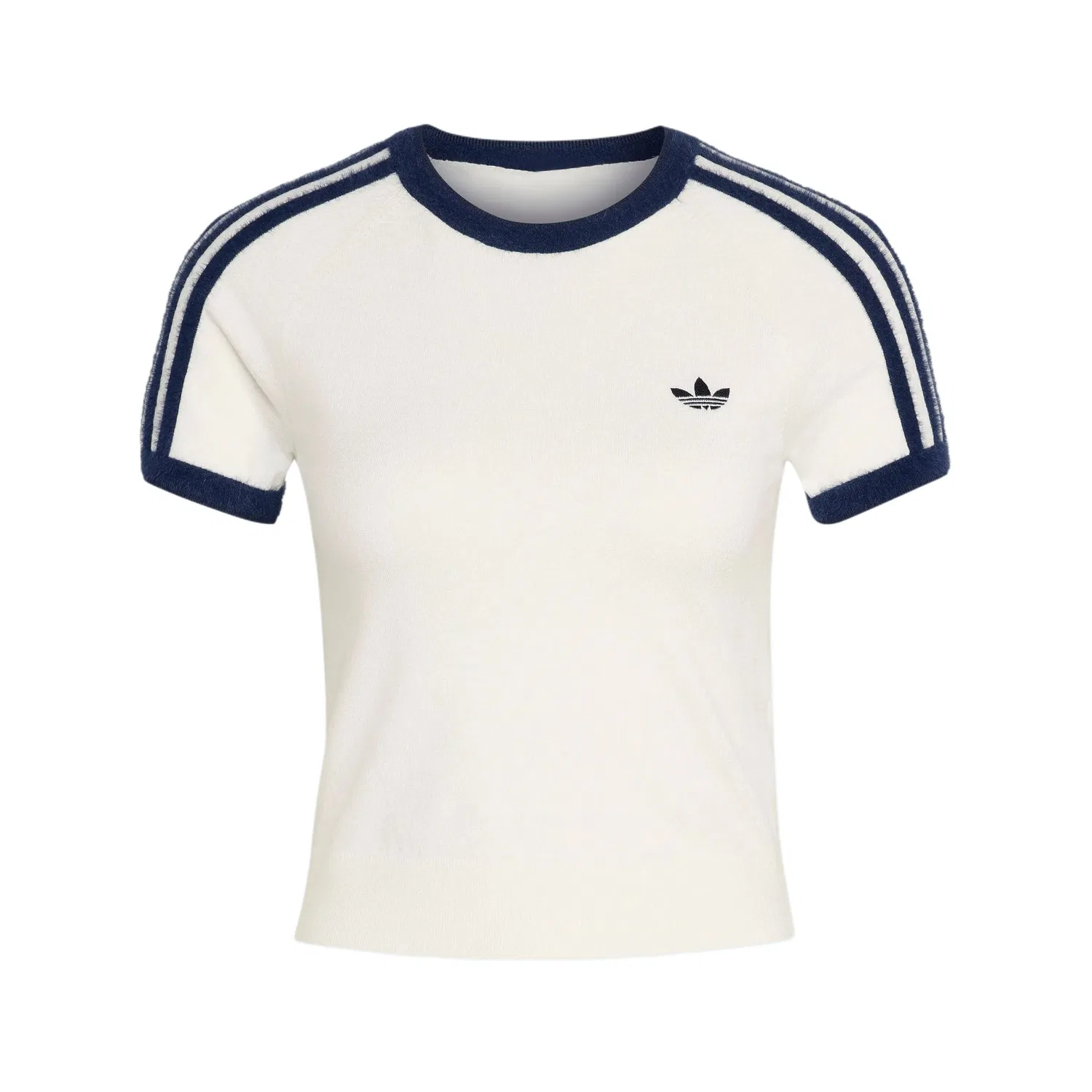 Женская футболка с круглым вырезом Adidas Originals, White/Dark Indigo