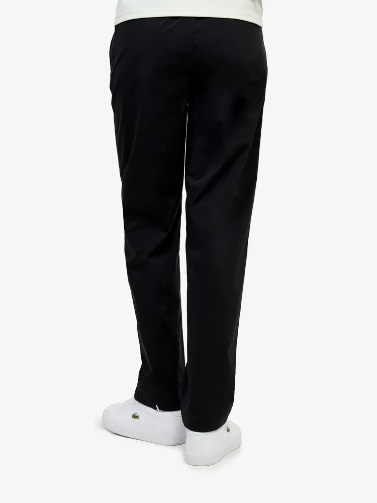 Брюки LACOSTE Stretch Woven Tapered Fit, черные — фото 3