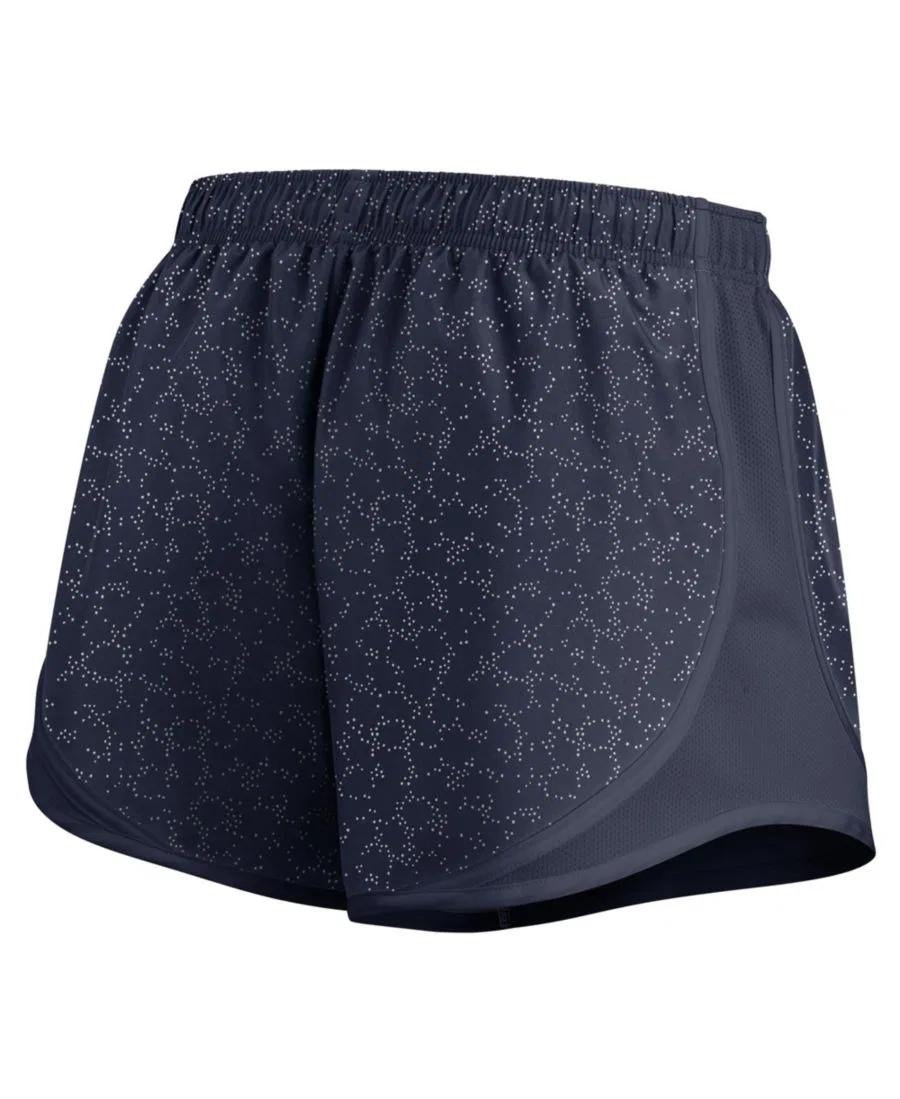 Женские темно-синие шорты North Carolina Tar Heels Tempo Pattern Dri-FIT Nike, Navy — фото 3