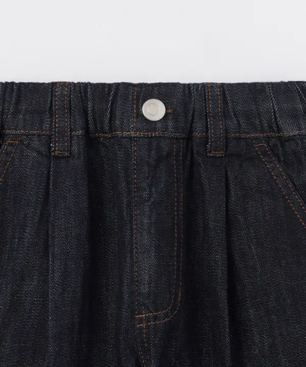 Джинсовые шорты свободного кроя, Musinsa Standard Kids, Deep Indigo — фото 2