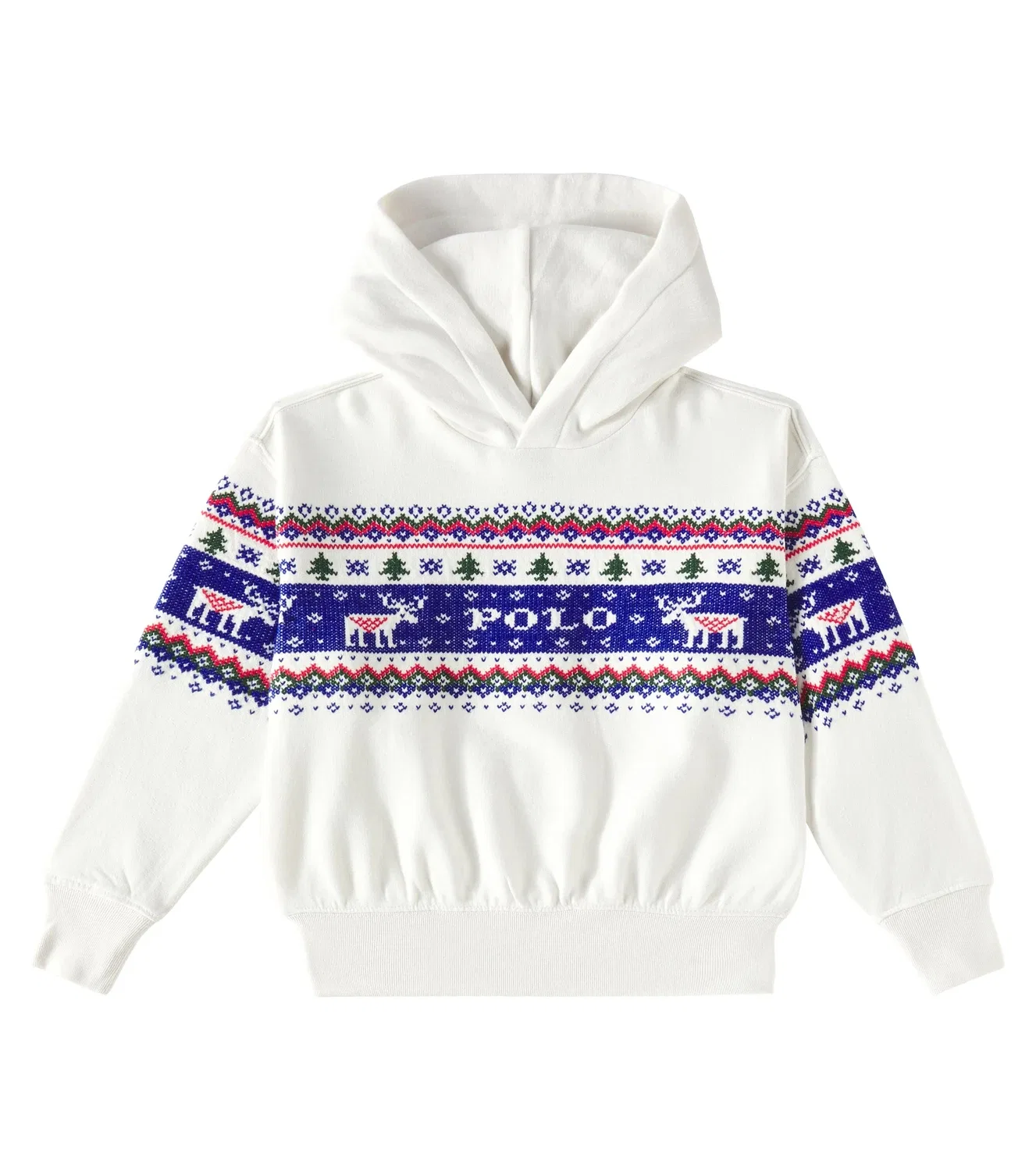 Хлопковая толстовка Nevis Polo Ralph Lauren Kids, белый