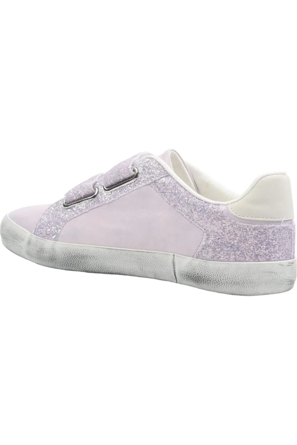 Детские кроссовки со звездой Koryana Nina, Light Purple Glitter — фото 2