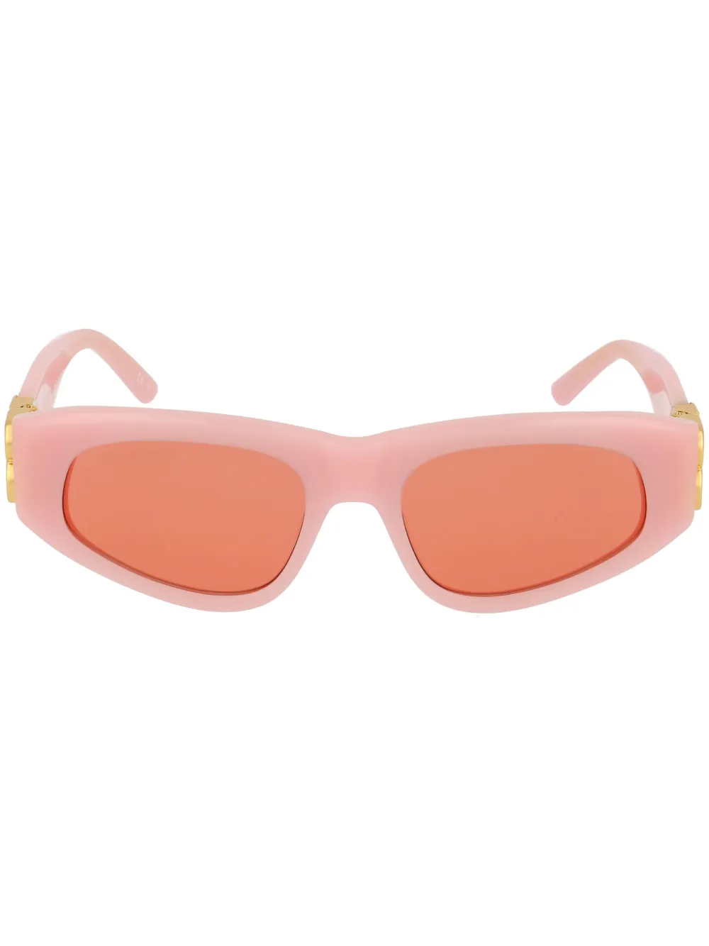 

Солнцезащитные очки BB0095S в прямоугольной оправе Balenciaga Eyewear, розовый