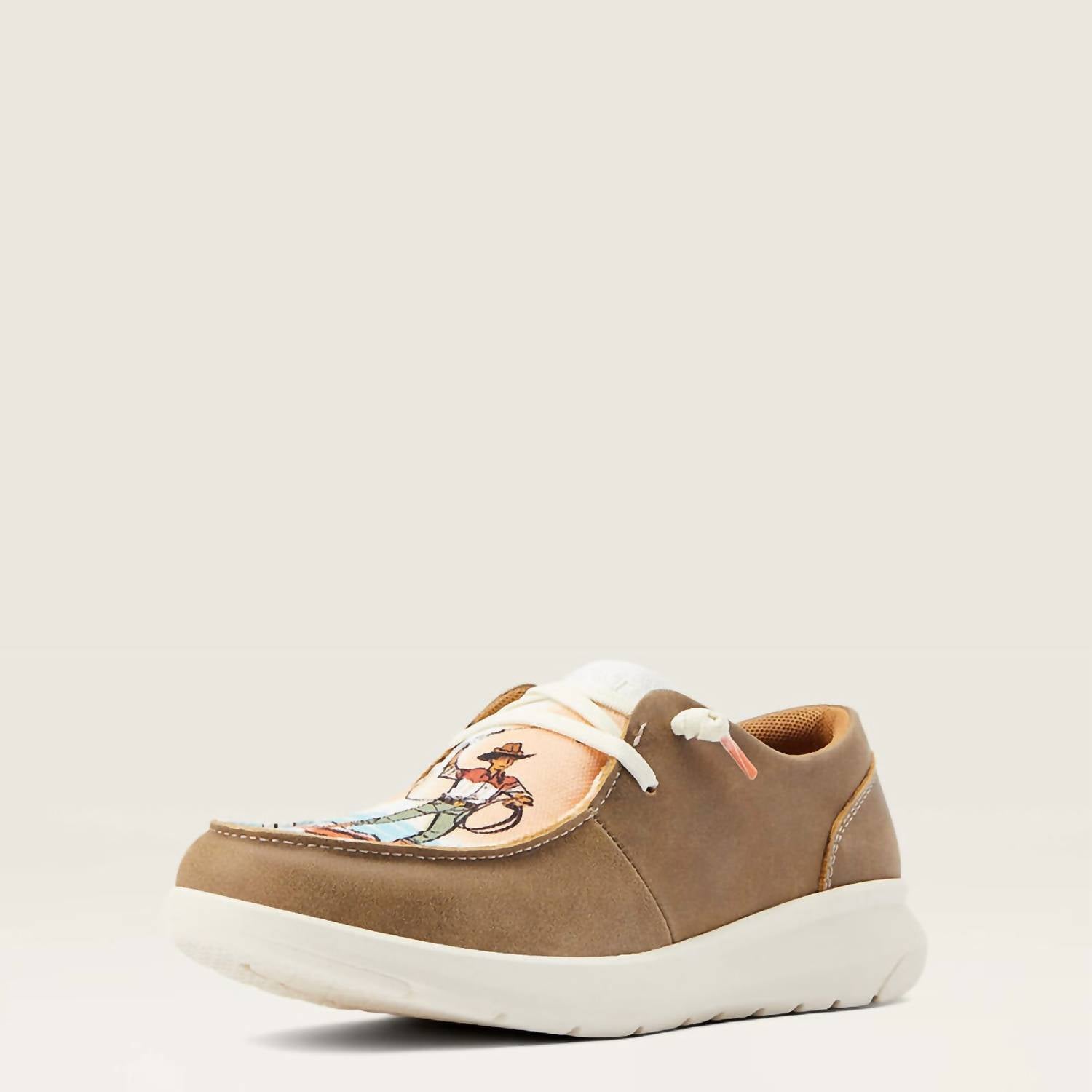 Женские лоферы Hilo Western Aloha — средний цвет, коричневый бомбер ARIAT