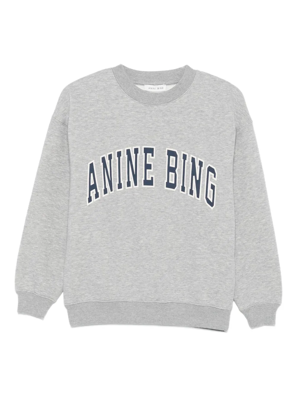 

Толстовка с логотипом ANINE BING, серый