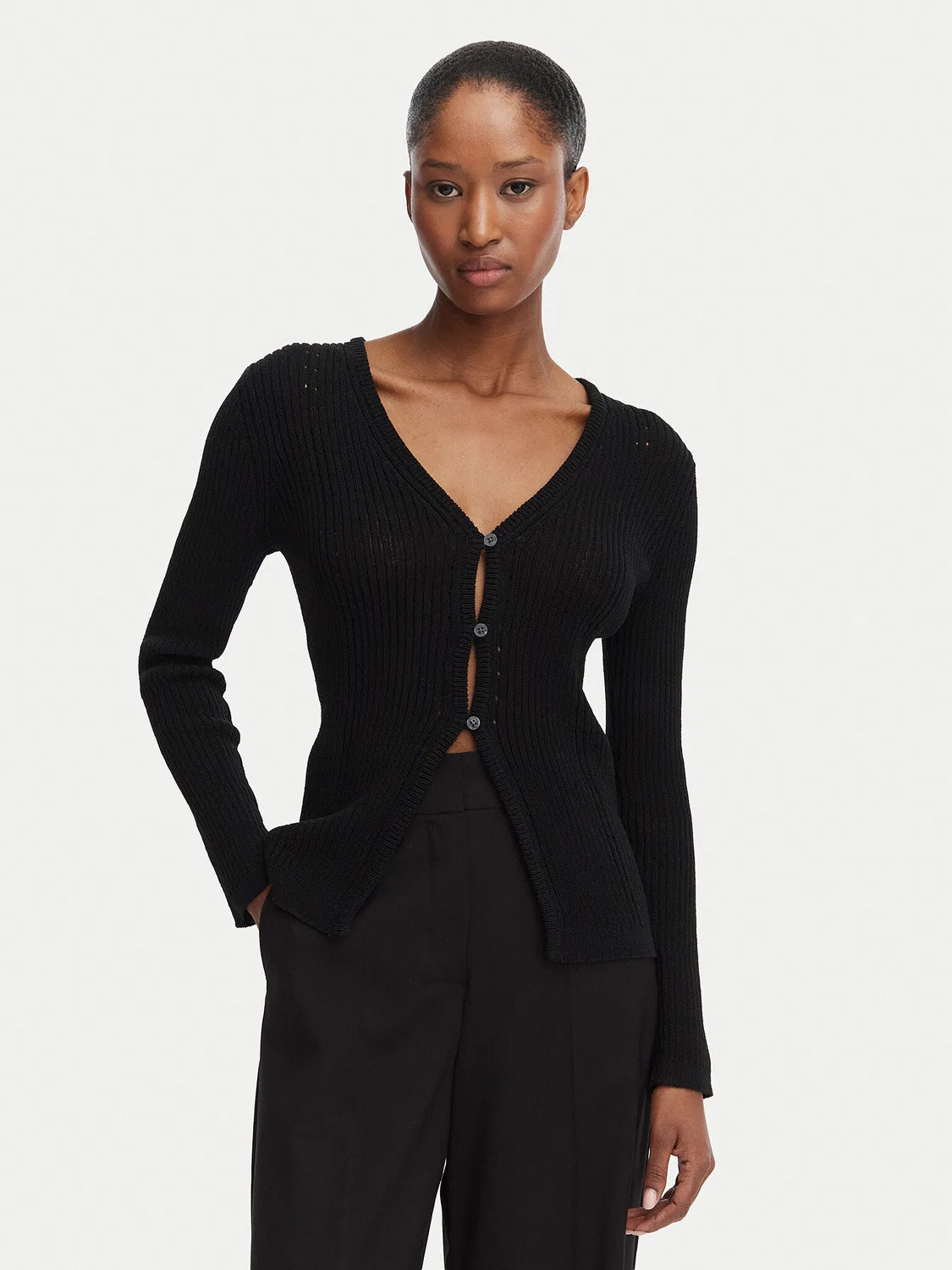 Женский классический кардиган Calvin Klein, черный