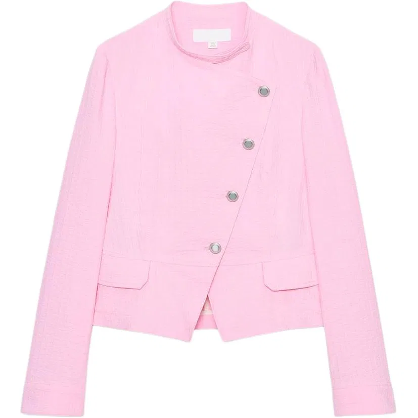 Женский деловой костюм с круглым вырезом прямого кроя Pink ZARA