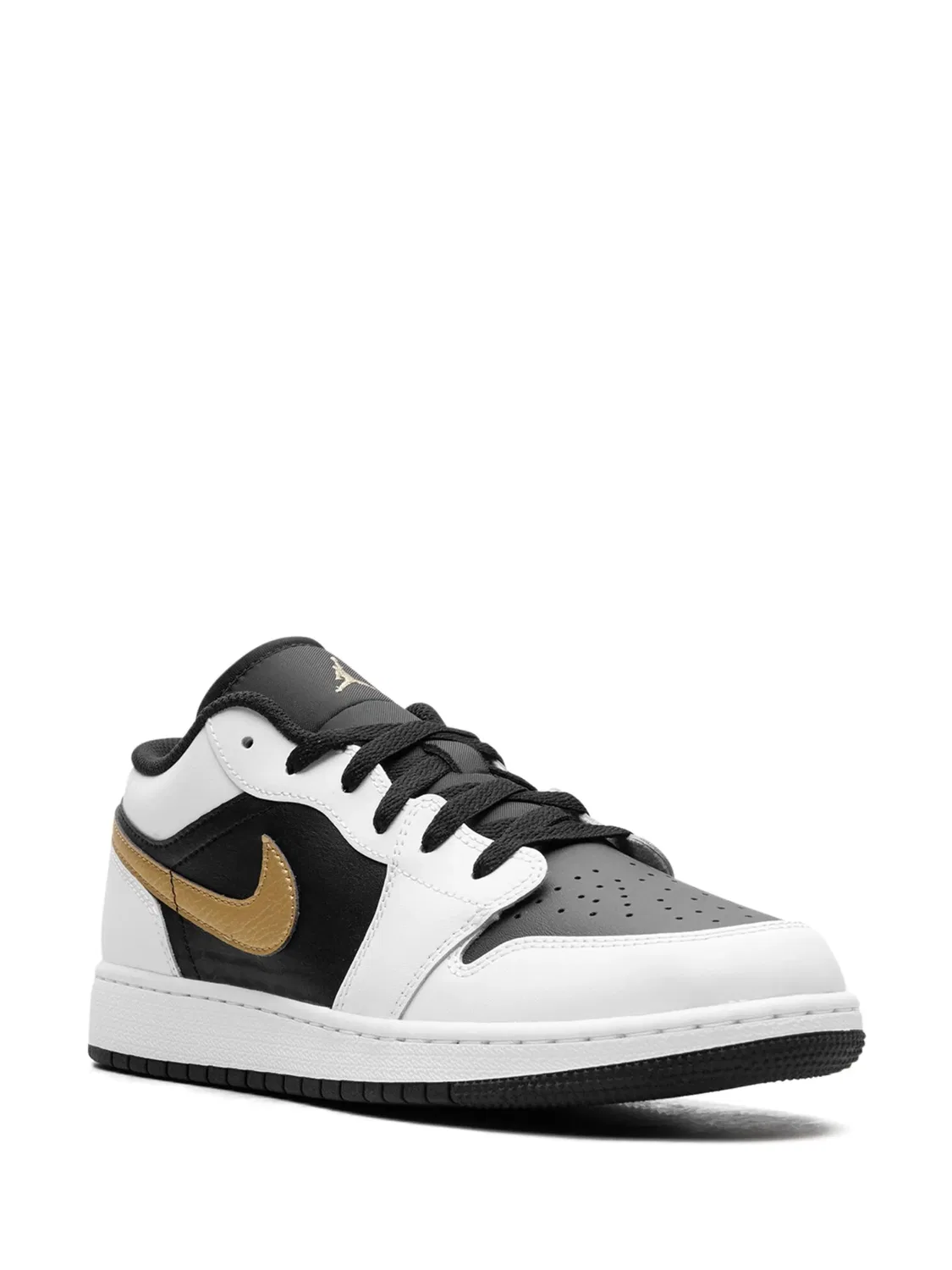 Кроссовки Air Jordan 1 Low White Jordan Kids, белый — фото 2