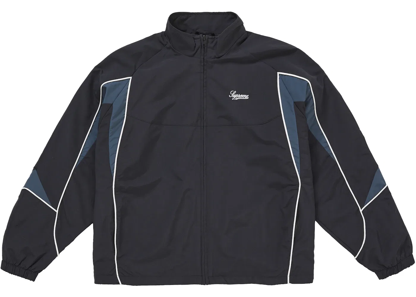 Мужская куртка с контрастной отделкой Supreme, Black