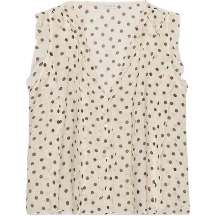 Женский топ без рукавов ZARA, Nude