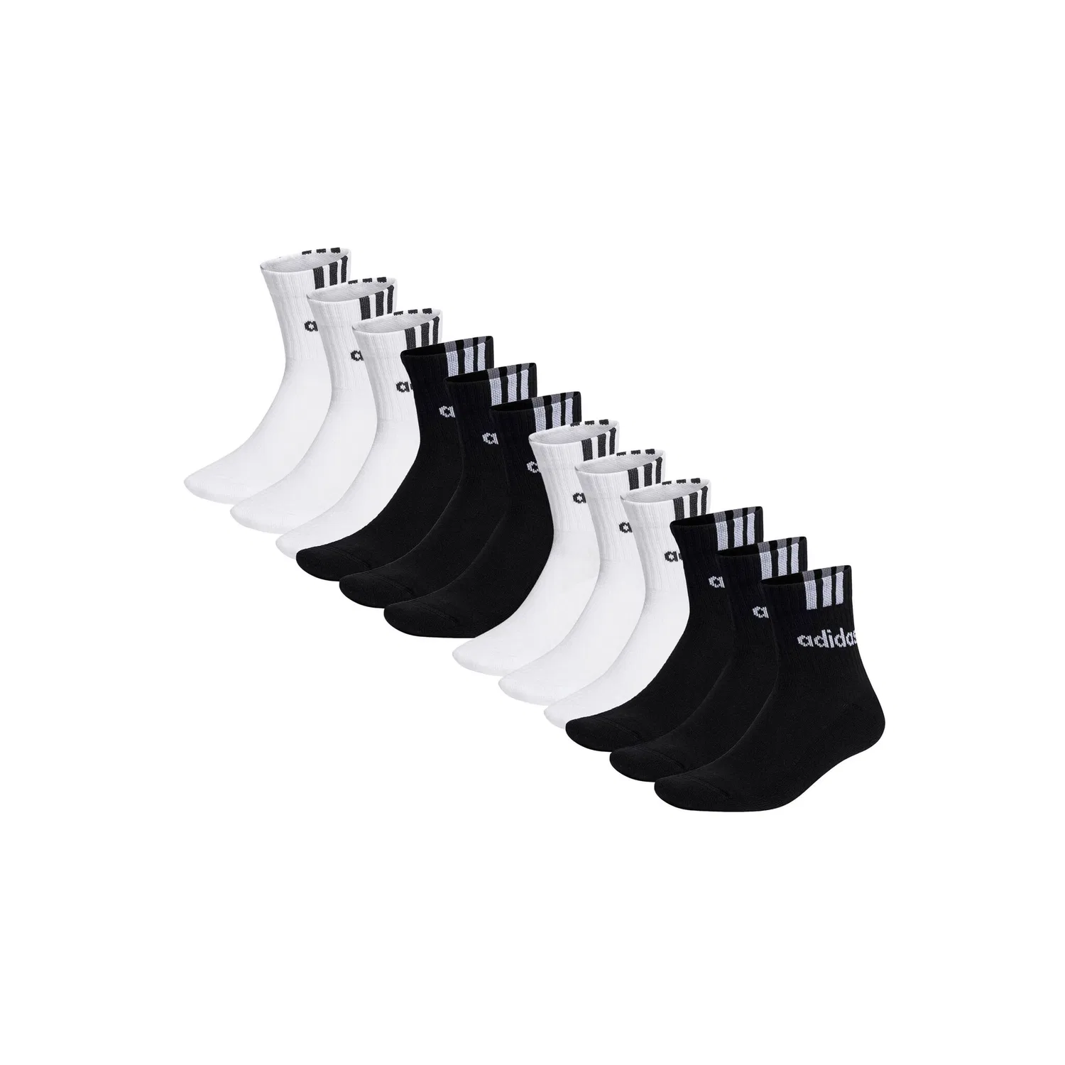 Носки кроссовочные с амортизацией Adidas Originals, Black/White