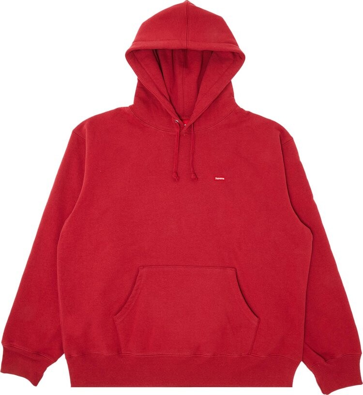 

Толстовка Supreme Small Box Hooded Sweatshirt 'Dark Red', красный