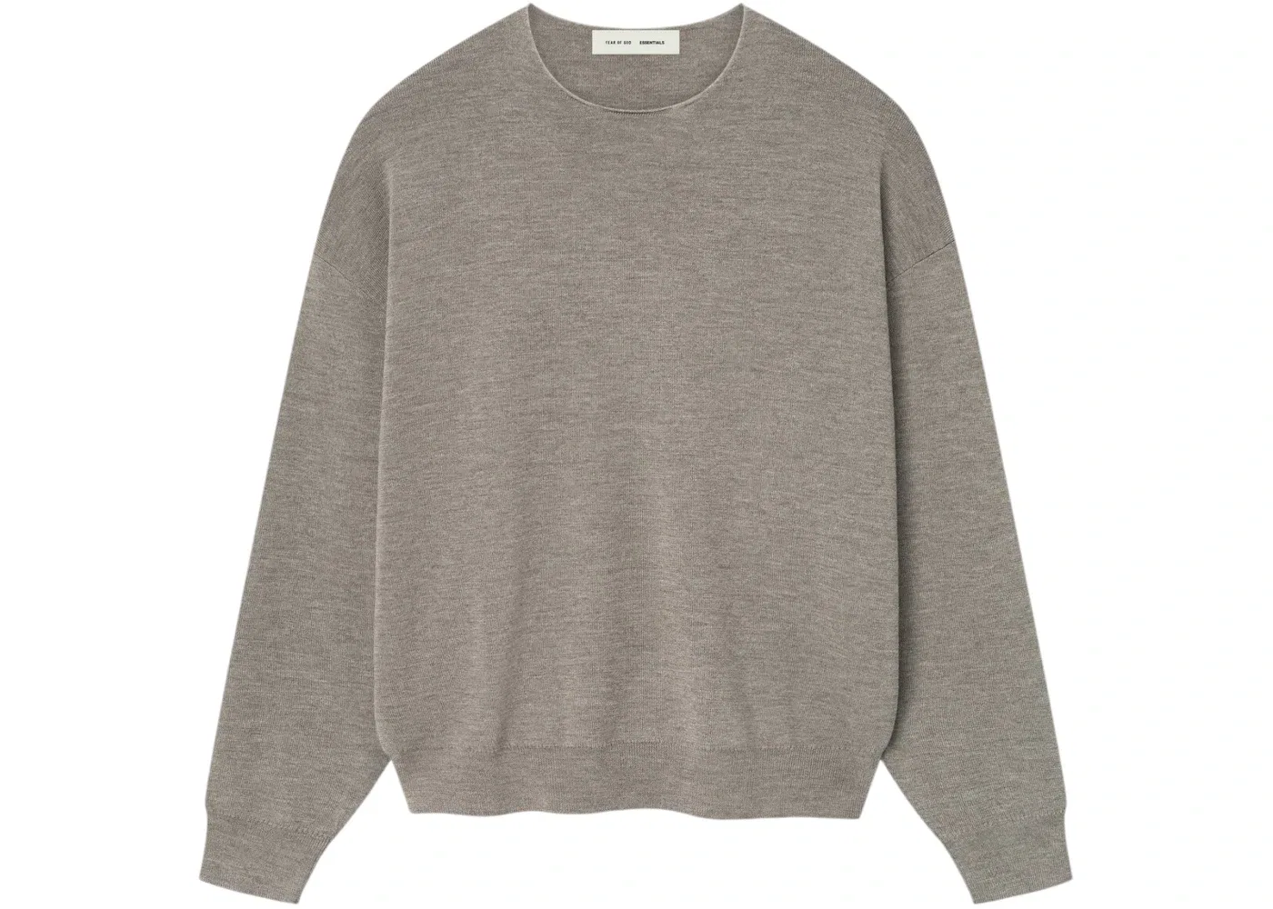 Мужской свитер с круглым вырезом Sweater Fear of God, Homestead Heather