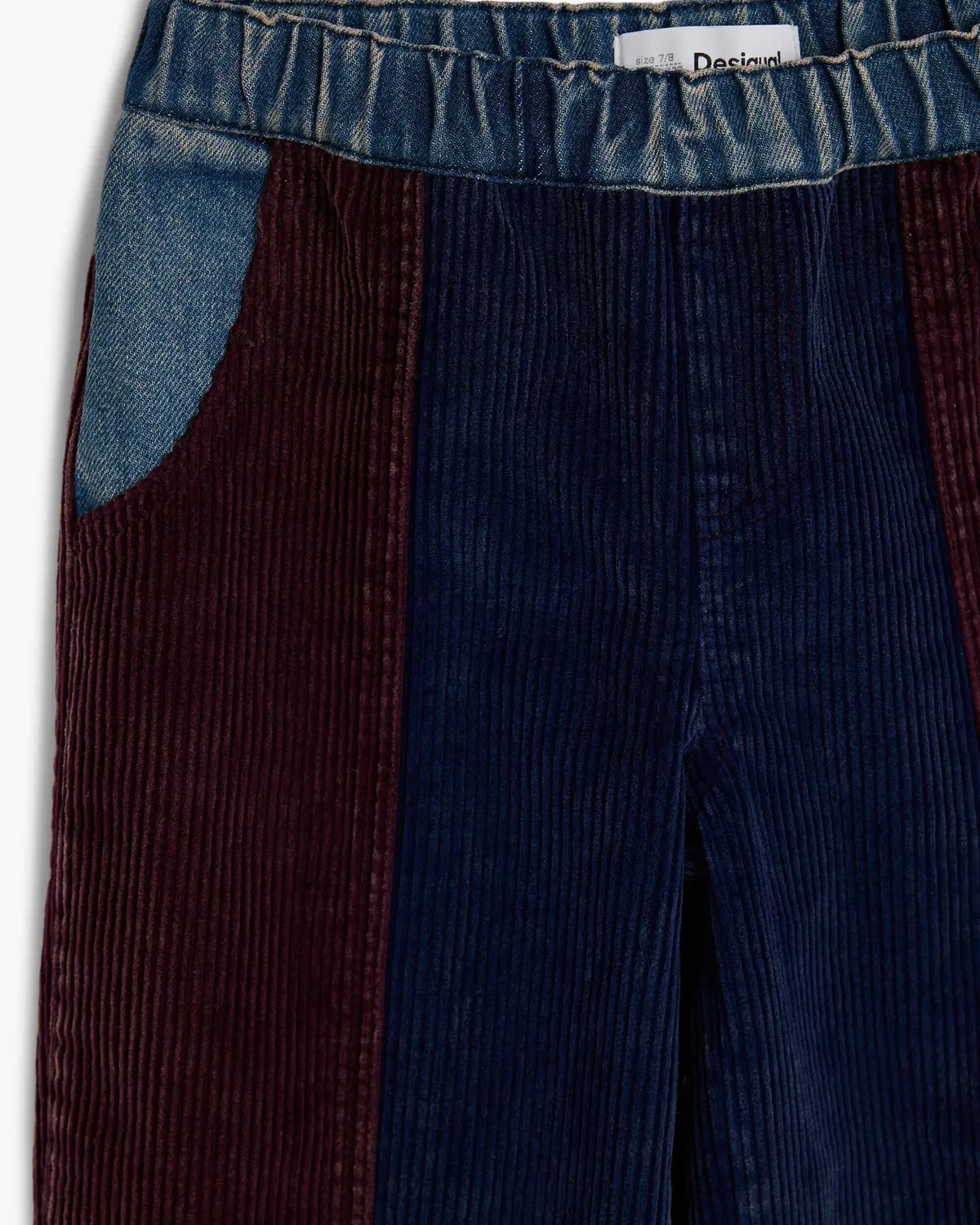 Детские джинсы для мальчиков из пэчворка Desigual, Marrón — фото 4