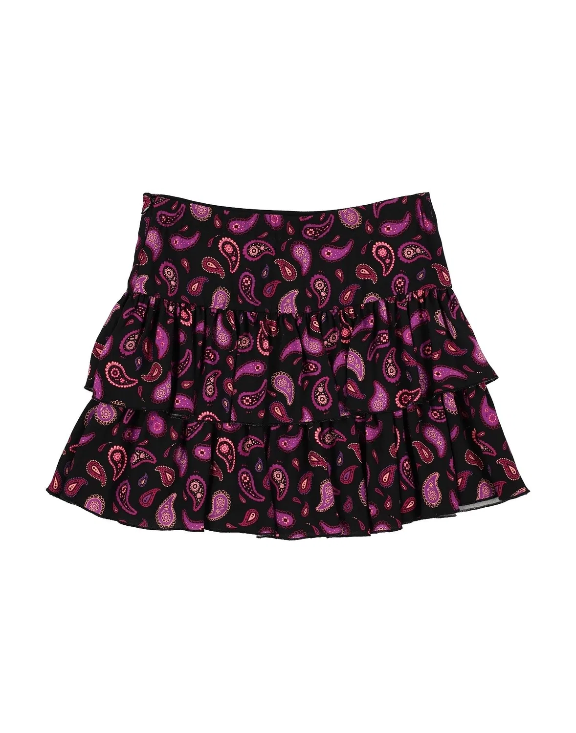 Детская юбка для девочек с принтом Paisley Print Liu Jo, черный — фото 2