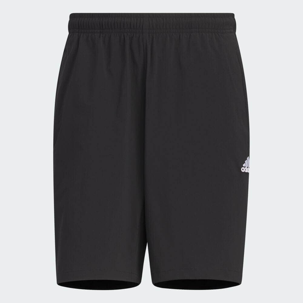 

Шорты Adidas Essentials Plus 3-Striped Stretch Woven, черный