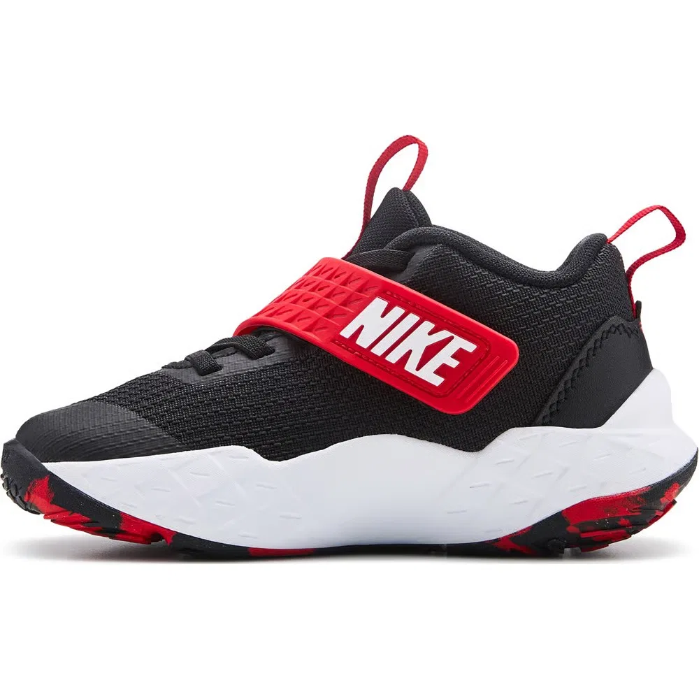 Детские баскетбольные кроссовки Kids' Hustle 12 Nike, Black/Red — фото 3