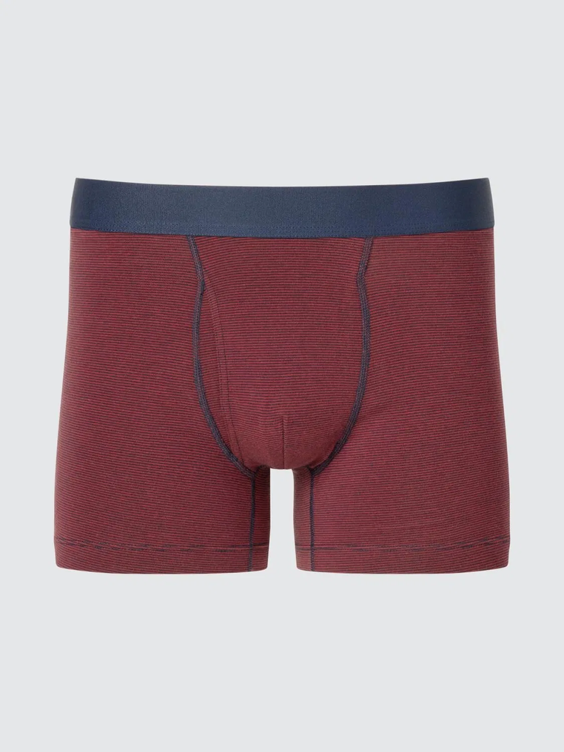Трусы-боксеры в полоску Uniqlo, темно-красный