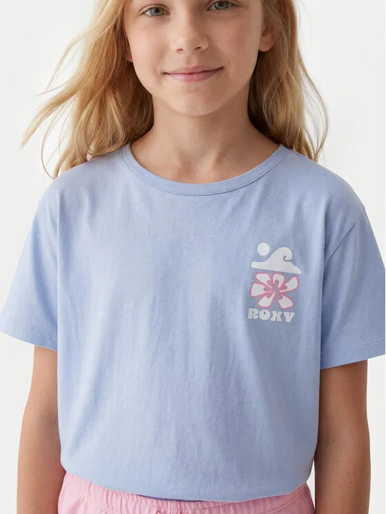 Футболка regular fit Lily Roxy, фиолетовый — фото 3