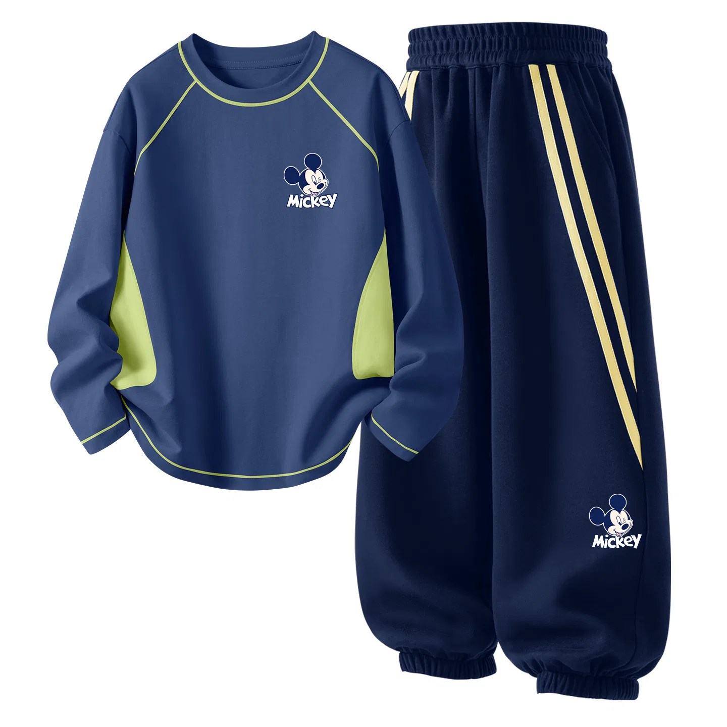 Детский спортивный комплект с принтом, лосины, Disney, Dazzle Eye K Navy Blue