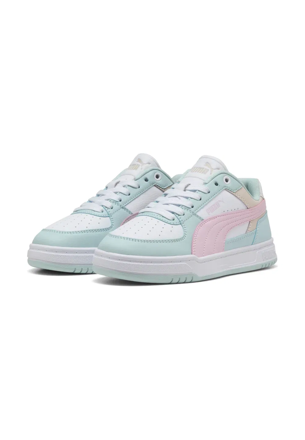 Caven iii block jr унисекс - кроссовки Puma, Aqua Glow-Powder Pink-Puma White — фото 2