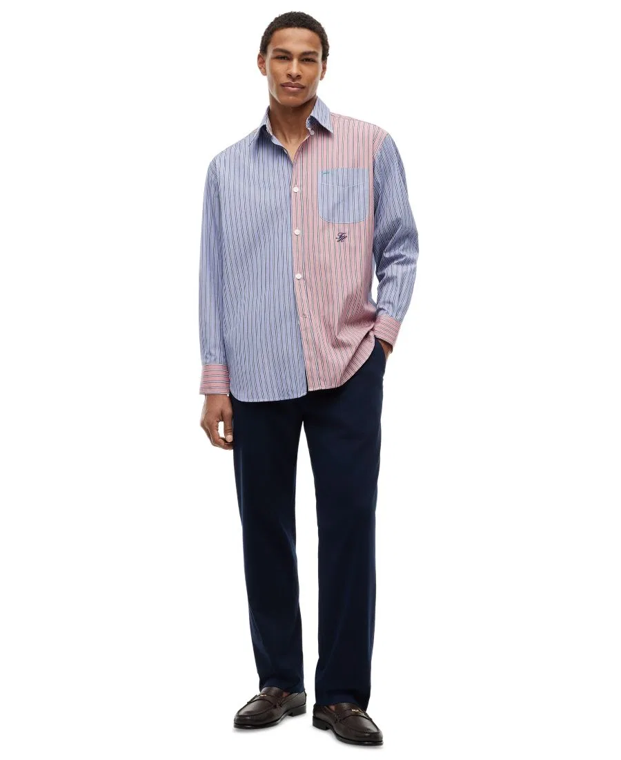 Длинная рубашка с полосками Tommy Hilfiger, Cloudy Blue Stripe — фото 2