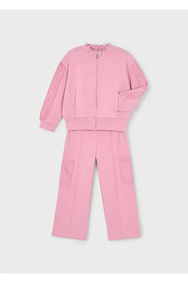 Детский спортивный костюм для девочек с длинным рукавом Mayoral, Pink
