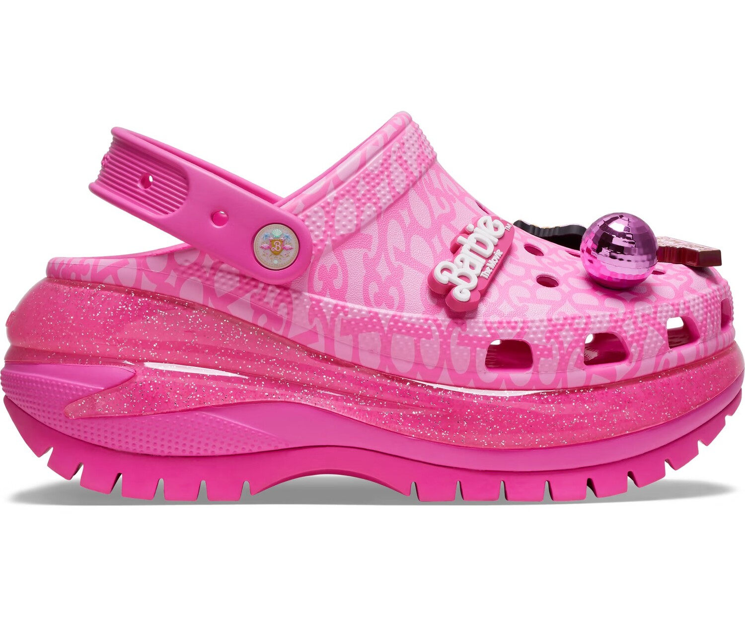 

Сабо Crocs Barbie The Movie Mega Crush, ярко-розовый