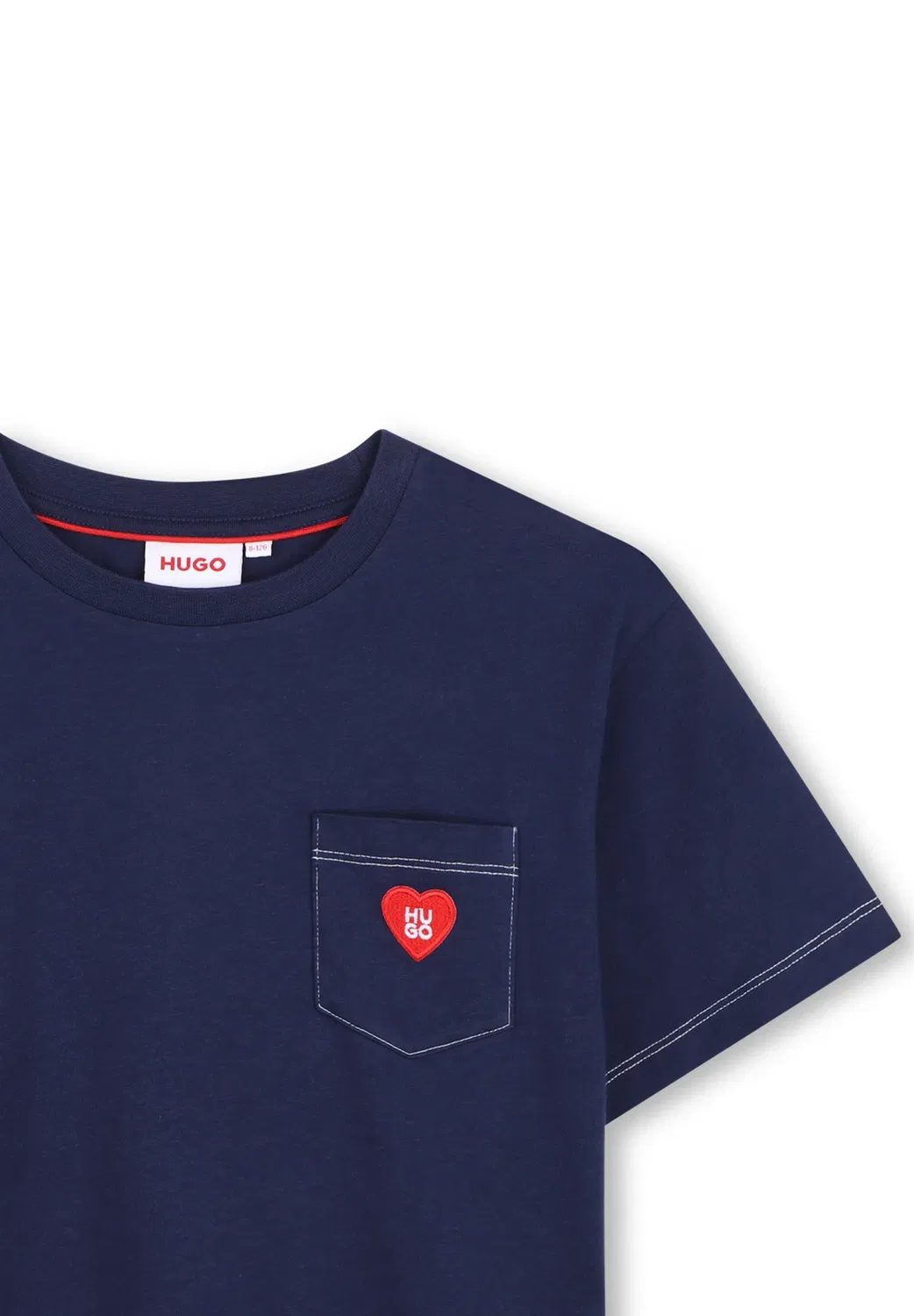 Футболка с короткими рукавами - футболка с принтом Hugo Kids, Navy — фото 3