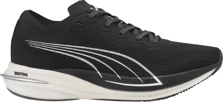 

Кроссовки Puma Wmns Deviate Nitro Black White, черный