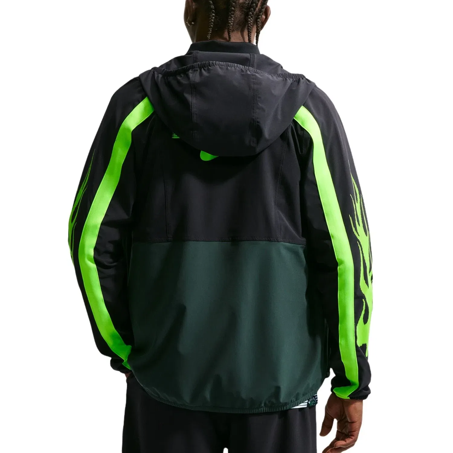 Мужская куртка Nike Nigeria Energy Dri-FIT Woven Jacket, черный — фото 4
