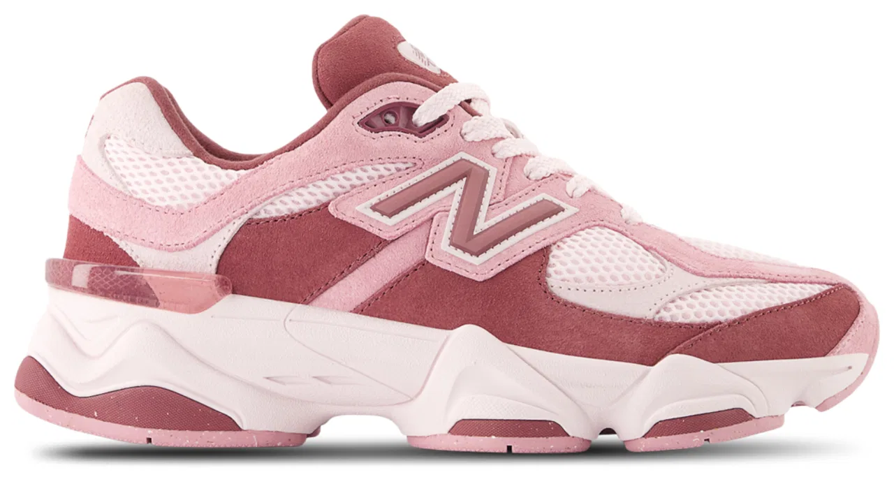 Кроссовки для девочек 9060 New Balance, цвет Pink Granite/Washed Burgundy