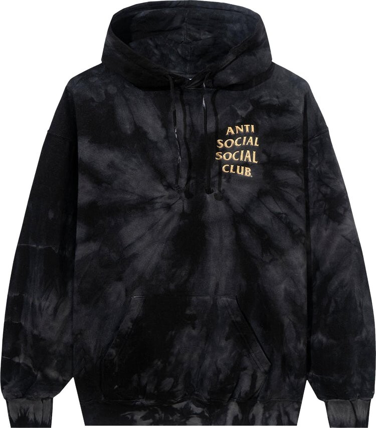 

Худи Anti Social Social Club Effectionate Tie Dye Hoodie 'Black', черный