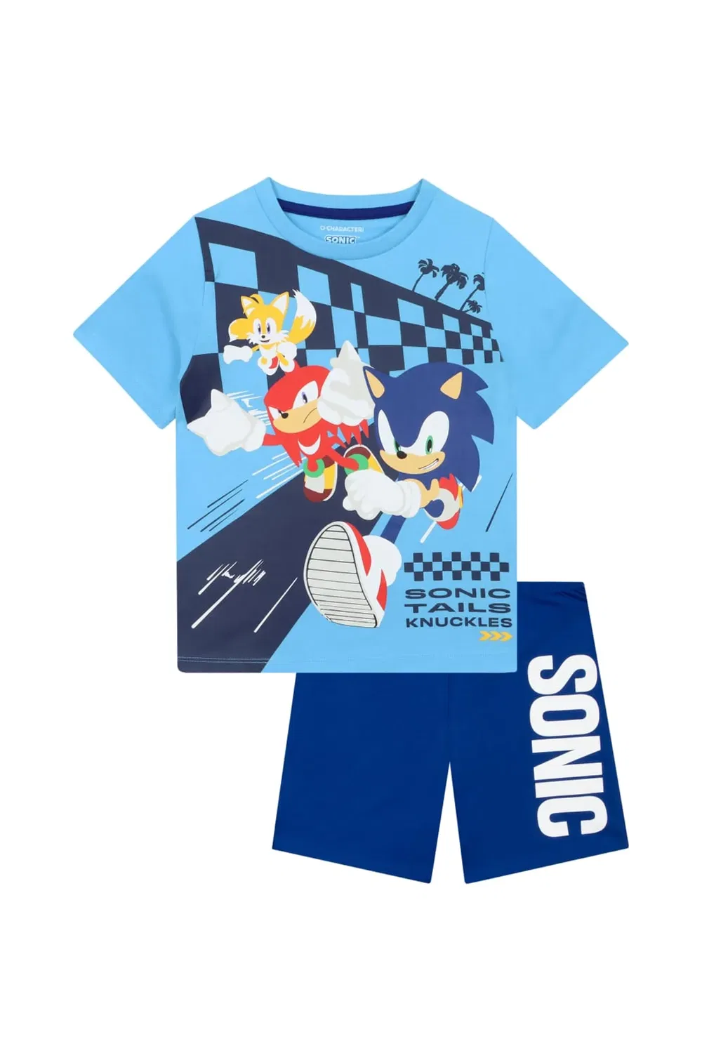 Детская пижама с коротким рукавом Sonic The Hedgehog, Blue