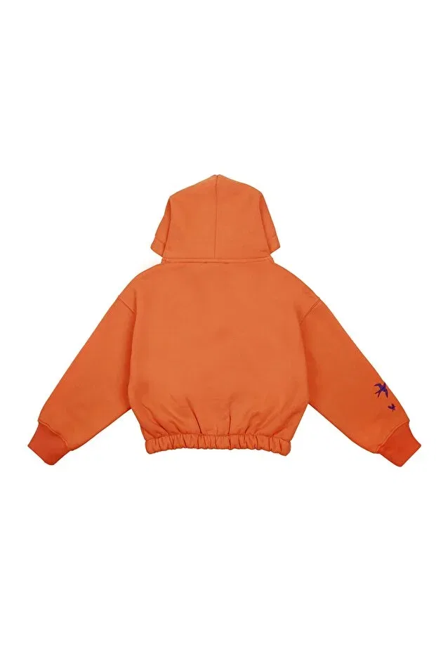 Детский спортивный комплект для девочек хлопковый High Five, Orange — фото 2