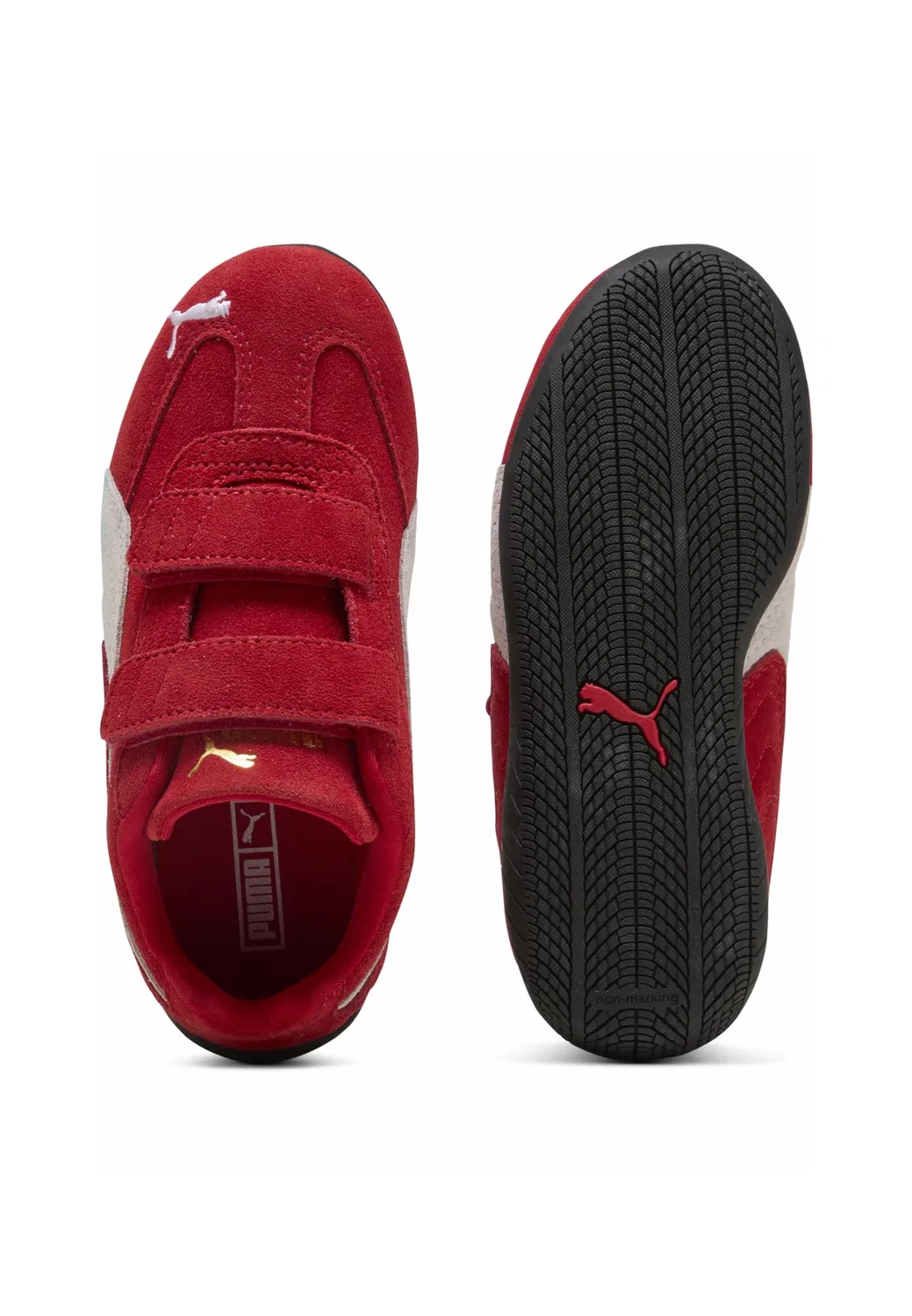 Speedcat и кроссовки mit klettverschluss унисекс - обувь для скейтбординга Puma, For All Time Red- White — фото 3