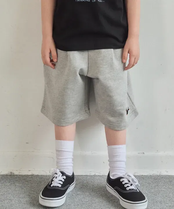 Шорты широкие с животными, Cpgn Kids, серый