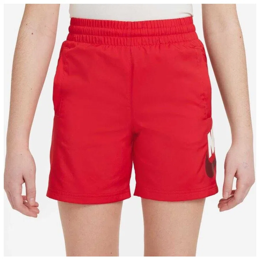 Спортивные шорты Tech Fleece Nike Nsw Woven Short Hbr, Красный — фото 3