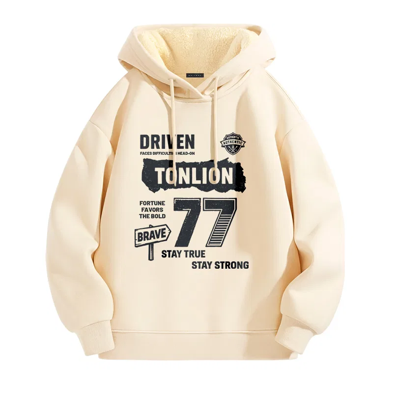 Детский худи на молнии с капюшоном с начесом Tonlion, Heather Grey — фото 3