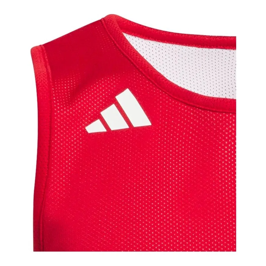 Детское спортивное топ с принтом EVRYDAY PRO J adidas, Красный — фото 4