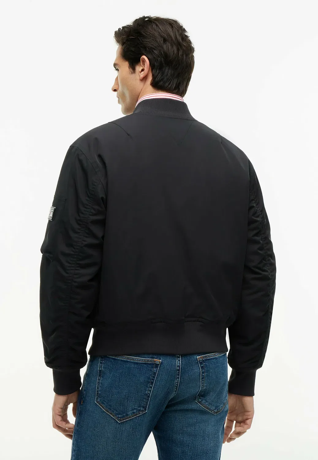 Стеганая куртка-бомбер - куртка-бомбер Tommy Hilfiger, Black — фото 3