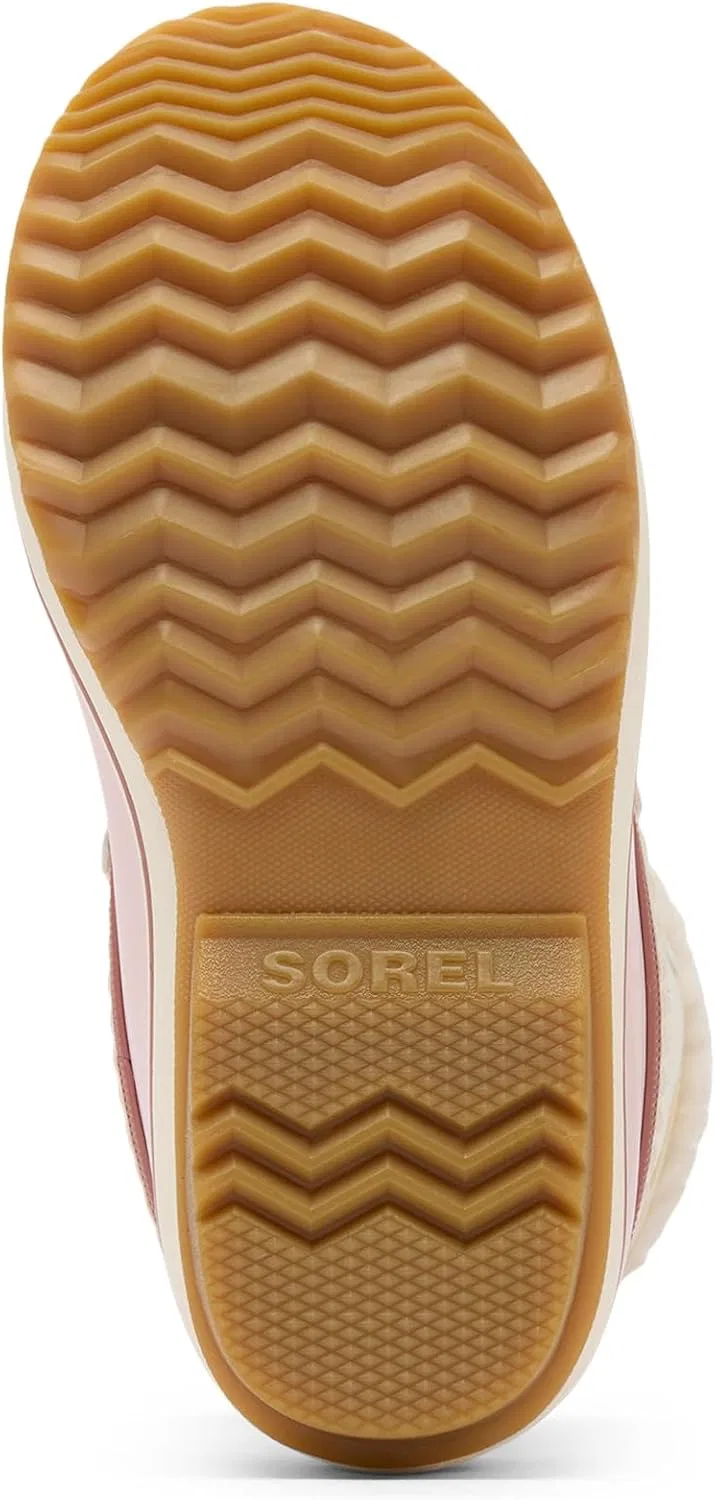 Детские снежные ботинки для девочек Yoot Pac SOREL, Snow/Pink Salt — фото 4