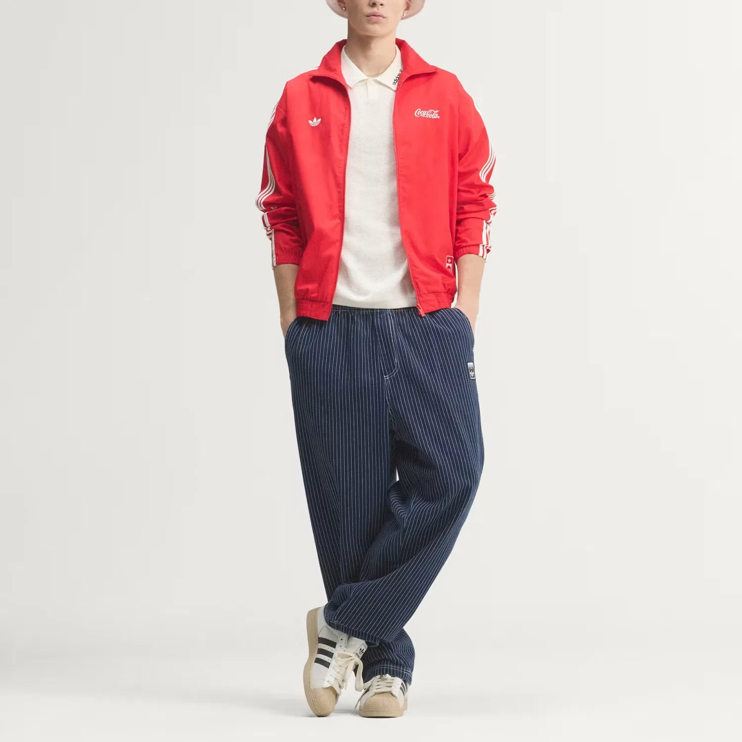 Куртка Adidas Originals X Coca Cola Firebird, Bright Red — фото 3