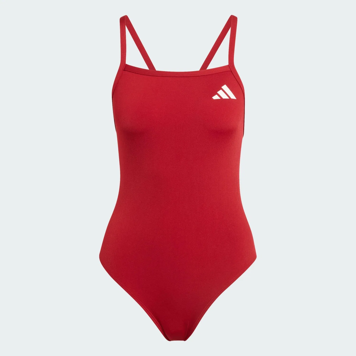 Женский спортивный купальник с V-образной спинкой Adidas, Rot — фото 2
