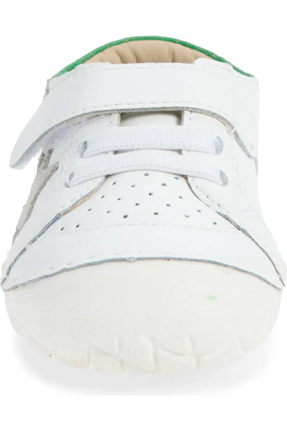 Детские кроссовки для начинающих ходить Pavesta Old Soles, Snow/Neon Green — фото 4