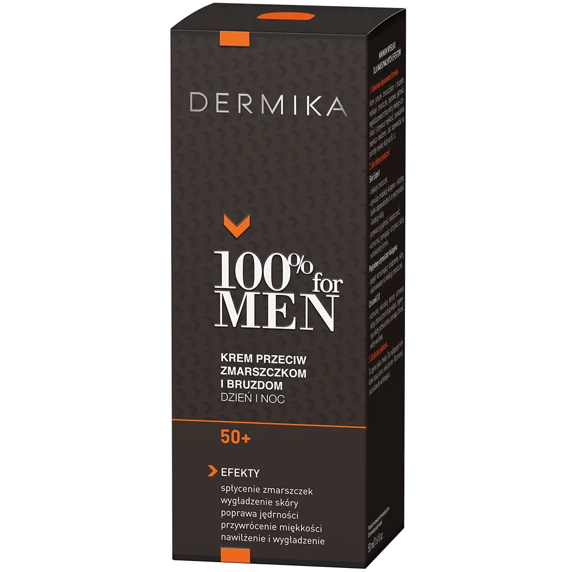 Крем для лица Dermika — % for Men дневной и ночной против морщин и борозд + для мужчин, 50 мл — фото 3