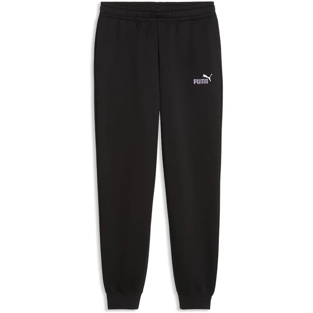 Детские спортивные штаны для девочек с логотипом Puma Essential 2 Color, Black — фото 3