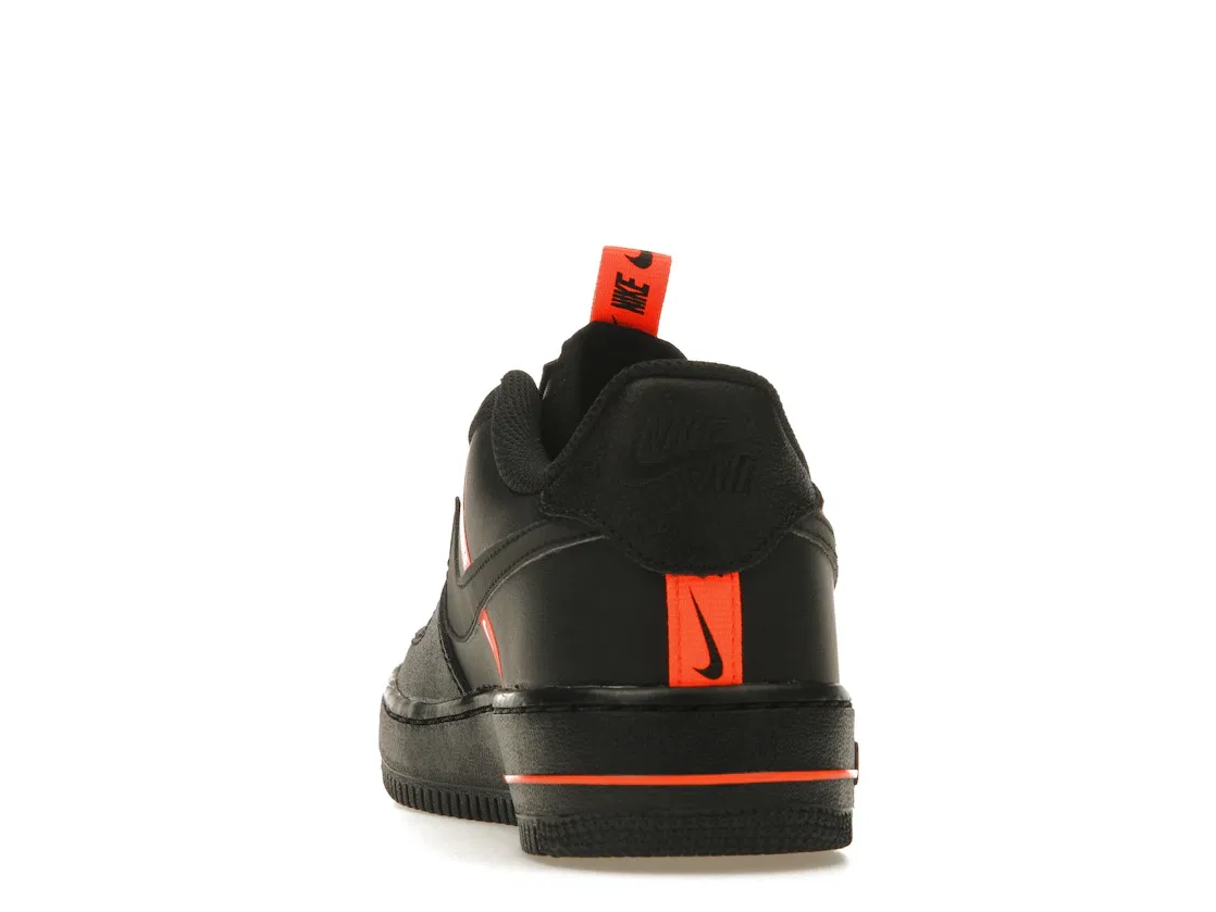 Детские кроссовки Lifestyle Nike Air Force 1 Low LV8 KSA, Black/Total Orange/Black — фото 4