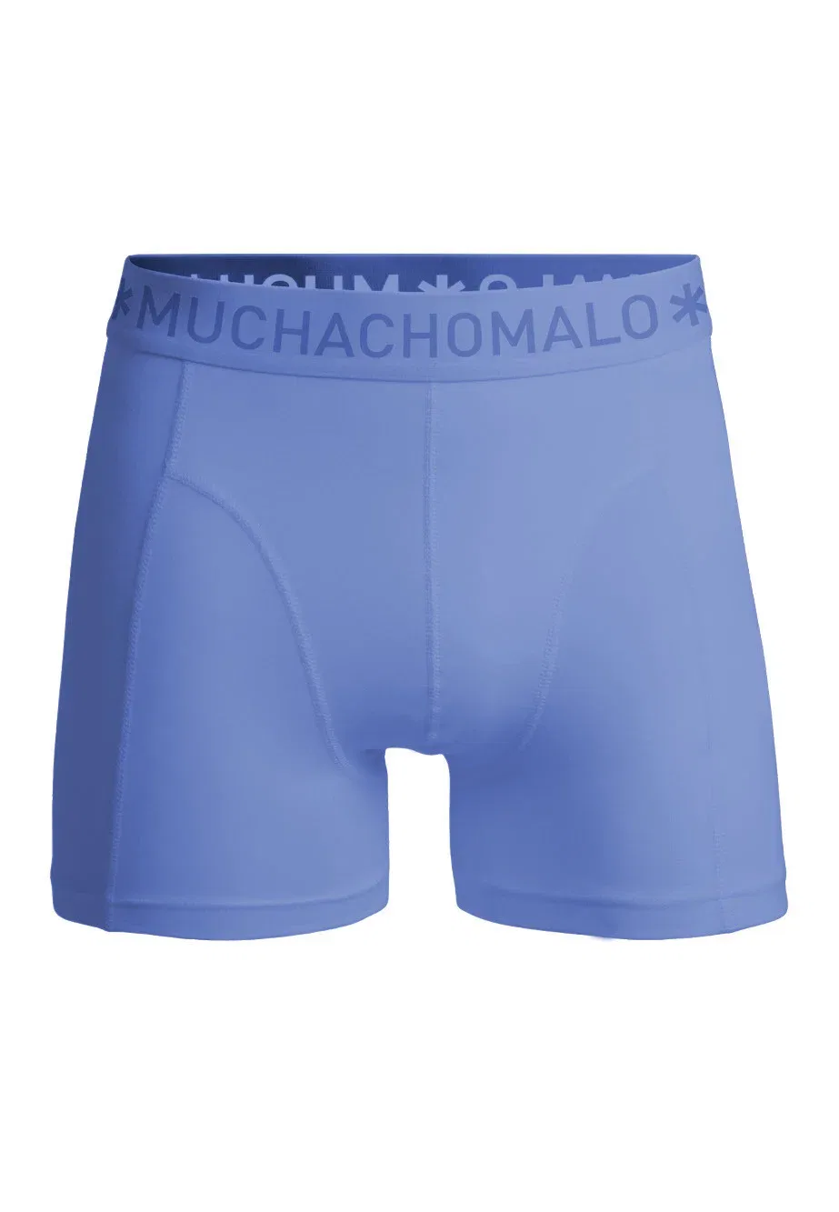 Комплект из 3 однотонных боксерских трусов Muchachomalo, Black Blue — фото 2