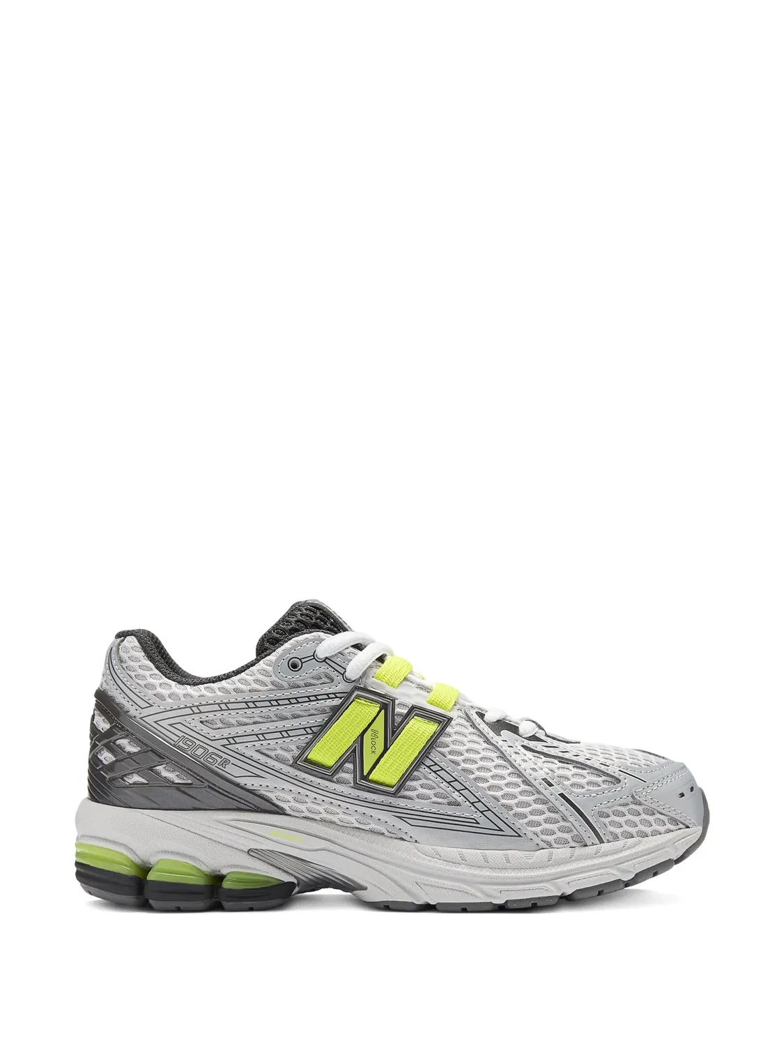 Металлические кроссовки с шнуровкой New Balance, белый — фото 4